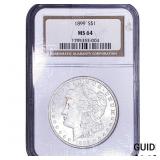 1899 Morgan Silver Dollar NGC MS64