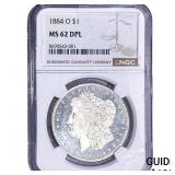 1884-O Morgan Silver Dollar NGC MS62 DPL