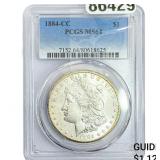 1884-CC Morgan Silver Dollar PCGS MS64