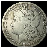 1892 Silver Morgan Dollar NICELY CIRCULATED