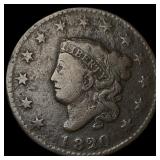 1820 Coronet Head Large Cent LIGHTLY CIRCULATED