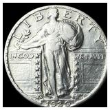 1929-D Silver Standing Liberty Quarter CLOSELY UNC