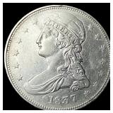 1837 Capped Bust Half Dollar CLOSELY UNCIRCULATED