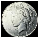 1935 Silver Peace Dollar CLOSELY UNCIRCULATED