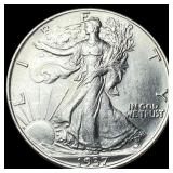 1937 Walking Liberty Half Dollar CHOICE BU
