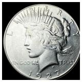 1927-S Silver Peace Dollar CLOSELY UNCIRCULATED