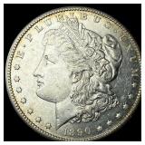 1890-S Silver Morgan Dollar CHOICE AU