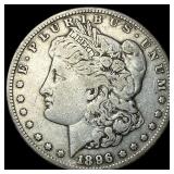 1896-S Silver Morgan Dollar LIGHTLY CIRCULATED
