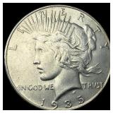 1935-S Silver Peace Dollar CLOSELY UNCIRCULATED