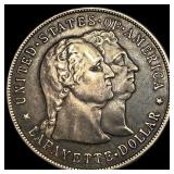 1900 Silver Lafayette Dollar NEARLY UNCIRCULATED
