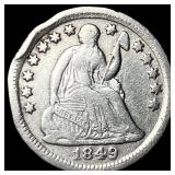 1849-O Silver Half Dime HIGH GRADE