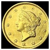 1849-O Gold $1 Liberty Head CLOSELY UNCIRCULATED