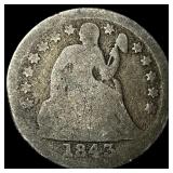 1845 Seated Liberty Dime NICELY CIRCULATED