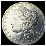 1884-S Silver Morgan Dollar NEARLY UNCIRCULATED
