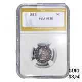 1885 Liberty Victory Nickel PGA VF30