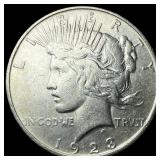 1923 Silver Peace Dollar CLOSELY UNCIRCULATED