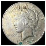 1934 Peace Silver Dollar ABOUT UNCIRCULATED