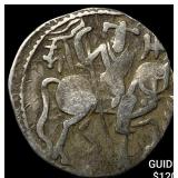 700-1000 AD India Rajput Silver Jital NEARLY UNCIR