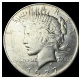 1927 Peace Silver Dollar ABOUT UNCIRCULATED
