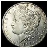 1893 Morgan Silver Dollar CLOSELY UNCIRCULATED