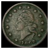 1863 Civil War Token - Army & Navy NEARLY UNCIRCUL