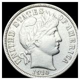 1910 Barber Dime CLOSELY UNCIRCULATED