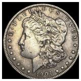 1901 Morgan Silver Dollar NEARLY UNCIRCULATED