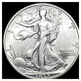 1935-D Silver Half Dollar Walking Liberty CLOSELY