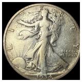 1934-S Silver Walking Liberty Half Dollar NEARLY U