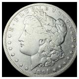 1891-O Silver Morgan Dollar NICELY CIRCULATED