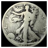 1919 Walking Liberty Half Dollar NICELY CIRCULATED