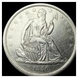 1840 Silver Half Dollar (Seated Liberty) CLOSELY U