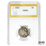 1926 Buffalo Nickel PGA MS65