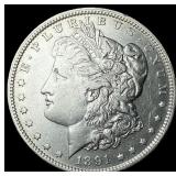1891-O Silver Morgan Dollar NEARLY UNCIRCULATED