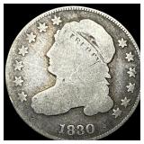 1830 Capped Bust Dime NICELY CIRCULATED