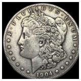 1904-S Silver Morgan Dollar LIGHTLY CIRCULATED