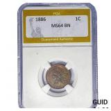 1886 Indian Head Cent PGA MS64 BN