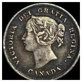 1897 Canada Silver 5 Cents CLOSELY UNCIRCULATED