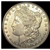 1890-S Silver Morgan Dollar CHOICE AU