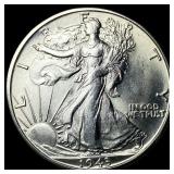 1943-S Silver Walking Liberty Half Dollar UNCIRCUL