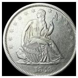 1843-O Silver Half Dollar (Seated Liberty) CLOSELY