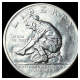 1925-S Silver California Diamond Jubilee Half Doll