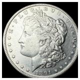 1891-S Silver Morgan Dollar CLOSELY UNCIRCULATED