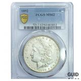 1892 Morgan Silver Dollar PCGS MS62