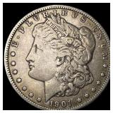 1901 Morgan Silver Dollar NEARLY UNCIRCULATED
