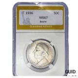 1936 Boone Half Dollar PGA MS67