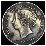 1901 Canada Silver 5 Cents CLOSELY UNCIRCULATED