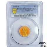 1999-S Wheat Cent PCGS PR69 DCAM