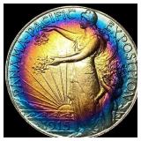 1915-S Silver Panama-Pacific Half Dollar CLOSELY U