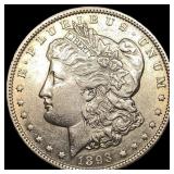 1893-S Silver Morgan Dollar CLOSELY UNCIRCULATED
